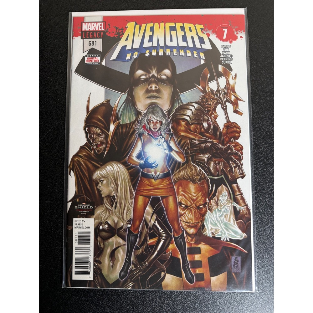 Marvel Legacy Avengers No‎ Surrender Part 7 Issue 681 Mark Brooks Cover 2018